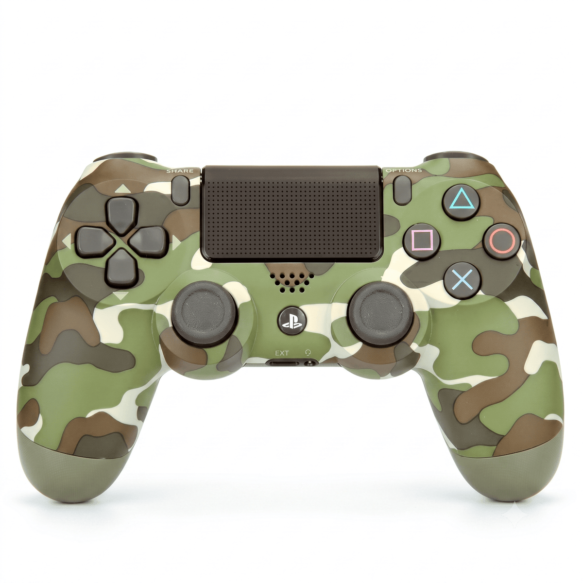 Sony PS4 Official Dual Shock 4 Green Camo V2 Controller - Hamxi