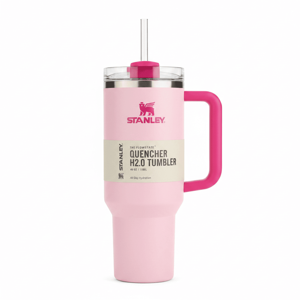 Stanley FlowState Quencher H2.0 40oz Flamingo Pink Barbie - Hamxi