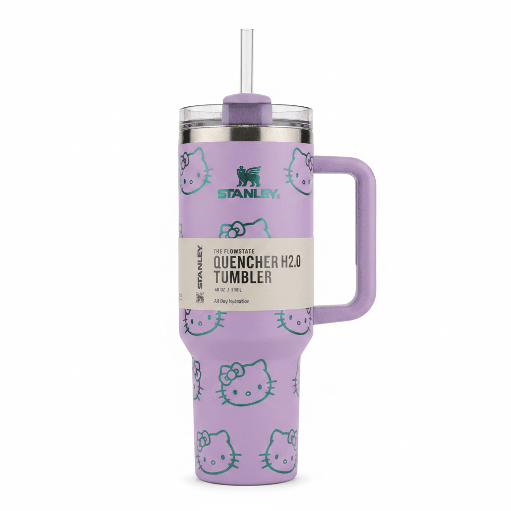 STANLEY x Hello Kitty Quencher 40oz Purple FlowState H2.0 - Hamxi
