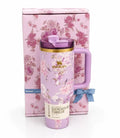 Stanley x LoveShackFancy Quencher 40oz Purple Rose Gift Set - Hamxi