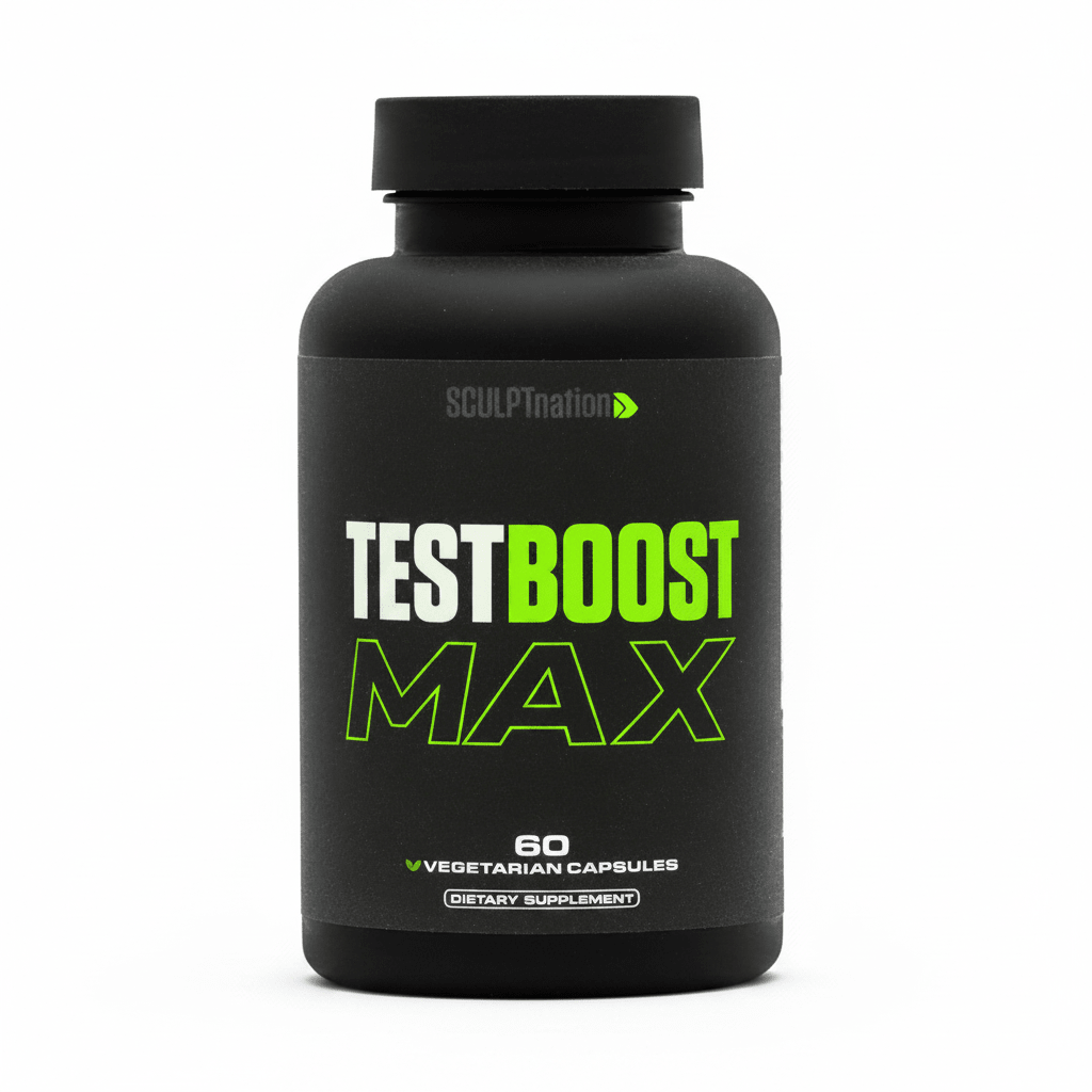 TEST BOOST Max SculptNation 2.0 Testosterone Supplement 60 Capsules - Hamxi
