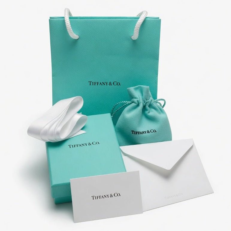 Tiffany & Co. Authentic Gift Bags Boxes Pouches & Ribbon Lot 12 Pieces - Hamxi