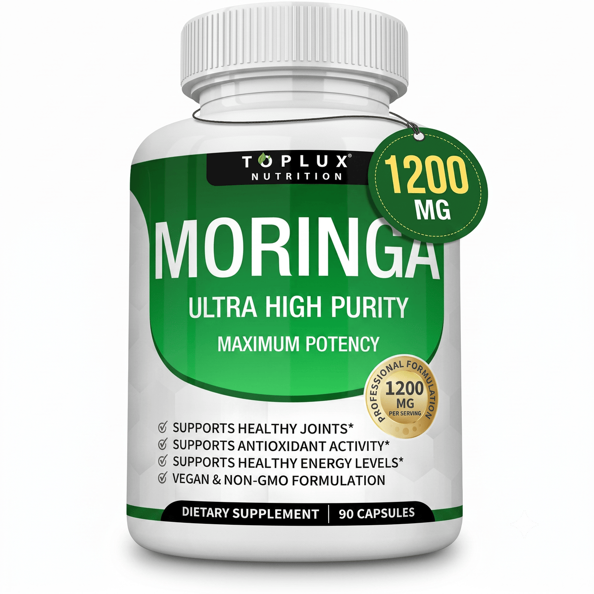 Toplux Moringa Capsules 1200mg 90 Capsules - Hamxi