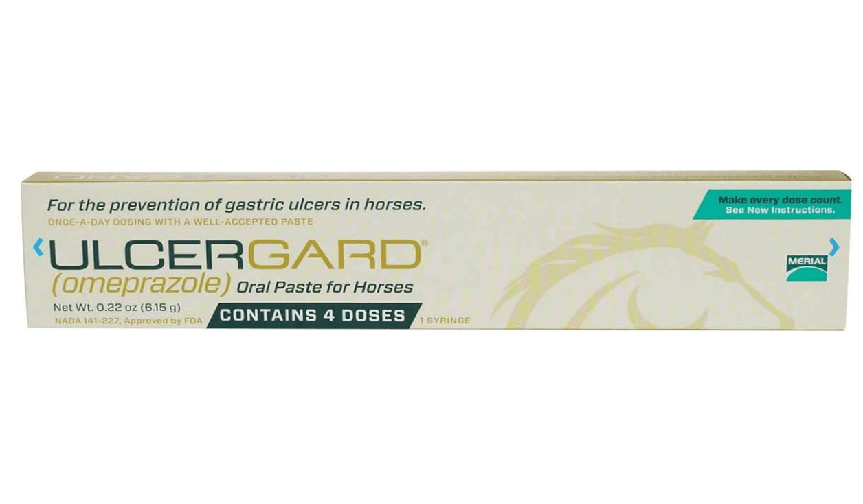 UlcerGard Omeprazole Oral Paste for Horses Stomach Ulcer Prevention Single Syringe - Hamxi