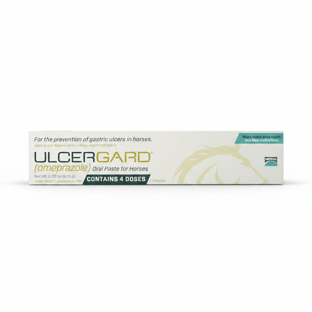 UlcerGard Omeprazole Paste for Horses 3-Pack Ulcer Prevention - Hamxi