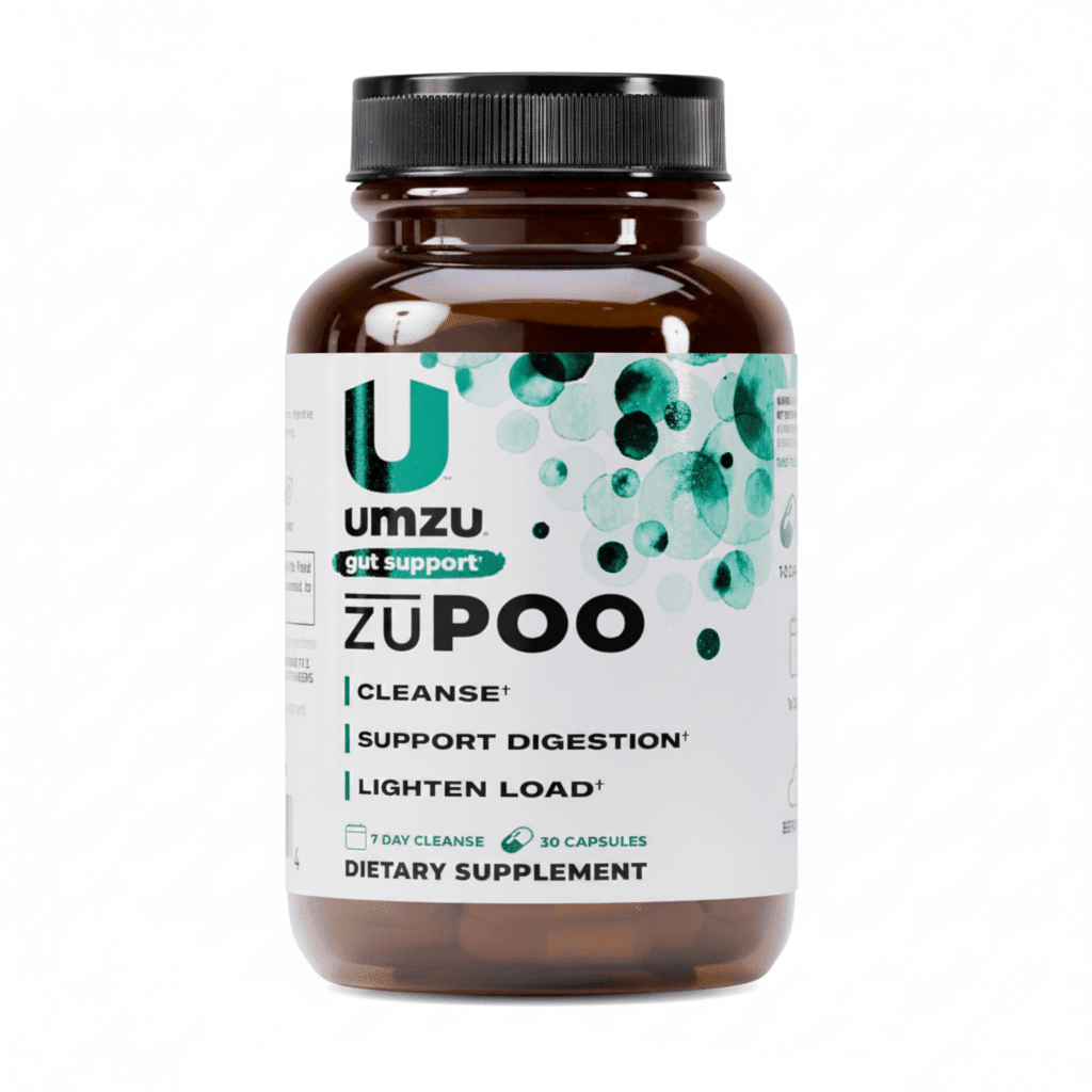 UMZU zuPOO Colon Cleanse & Gut Support Gentle Detox 30 Capsules - Hamxi