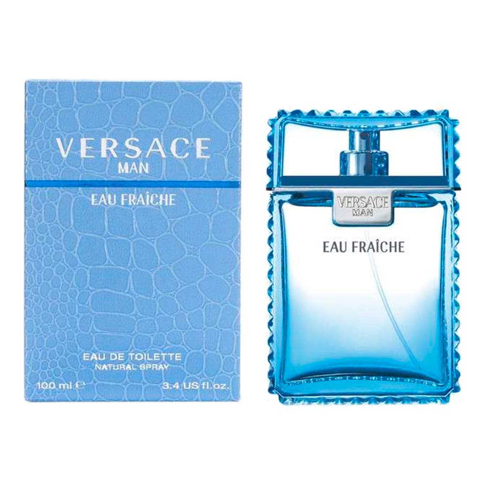 Versace Man Eau Fraiche EDT Men's 3.4 oz Fresh Woody - Hamxi