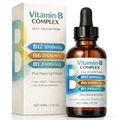 Vitamin B Complex B12 Sublingual Liquid Drops 60ml - Hamxi